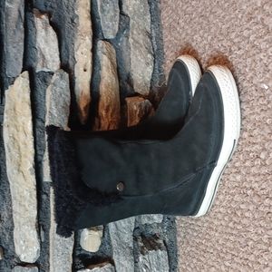 Converse all star leather boots sz 3.5 fits women's sz 5